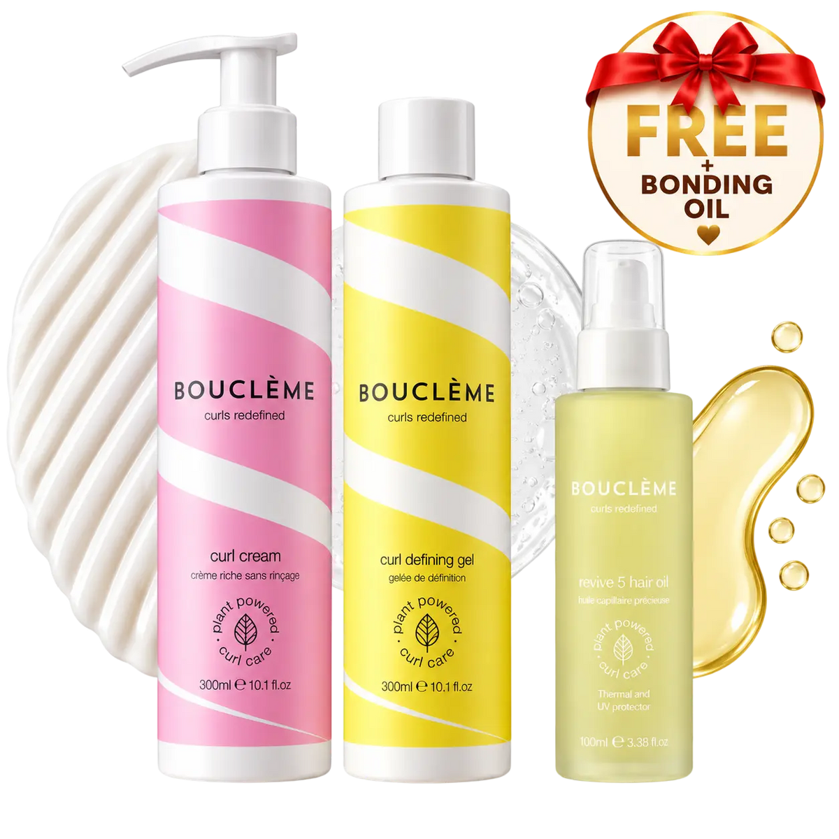 Bouclème Curl Essentials Pack – Hydrate, Define & Shine +Oil FREE 🎁